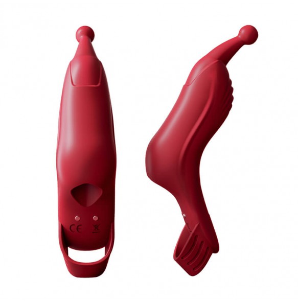 MizzZee - Finger Stimulating Climax Sleeve (Chargeable - Red)